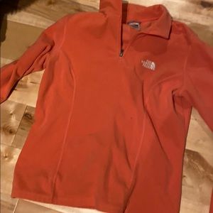 North face fleece coral